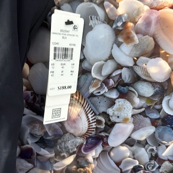 Amoressa Black Strappy Women's Swimsuit.
NWT. Size 10 - Picture 5 of 8